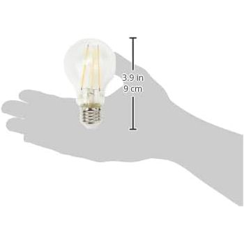 Philips LED Classic A60 Light Bulb – 7W (60W Equivalent), Warm White 2700K, Non-Dimmable, E27 Edison Screw (Set of 2)