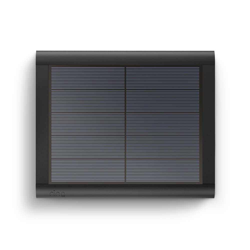 Ring Solar Panel (2nd Generation) USB-C – 4W for Spotlight Cam Plus & Pro (Black)