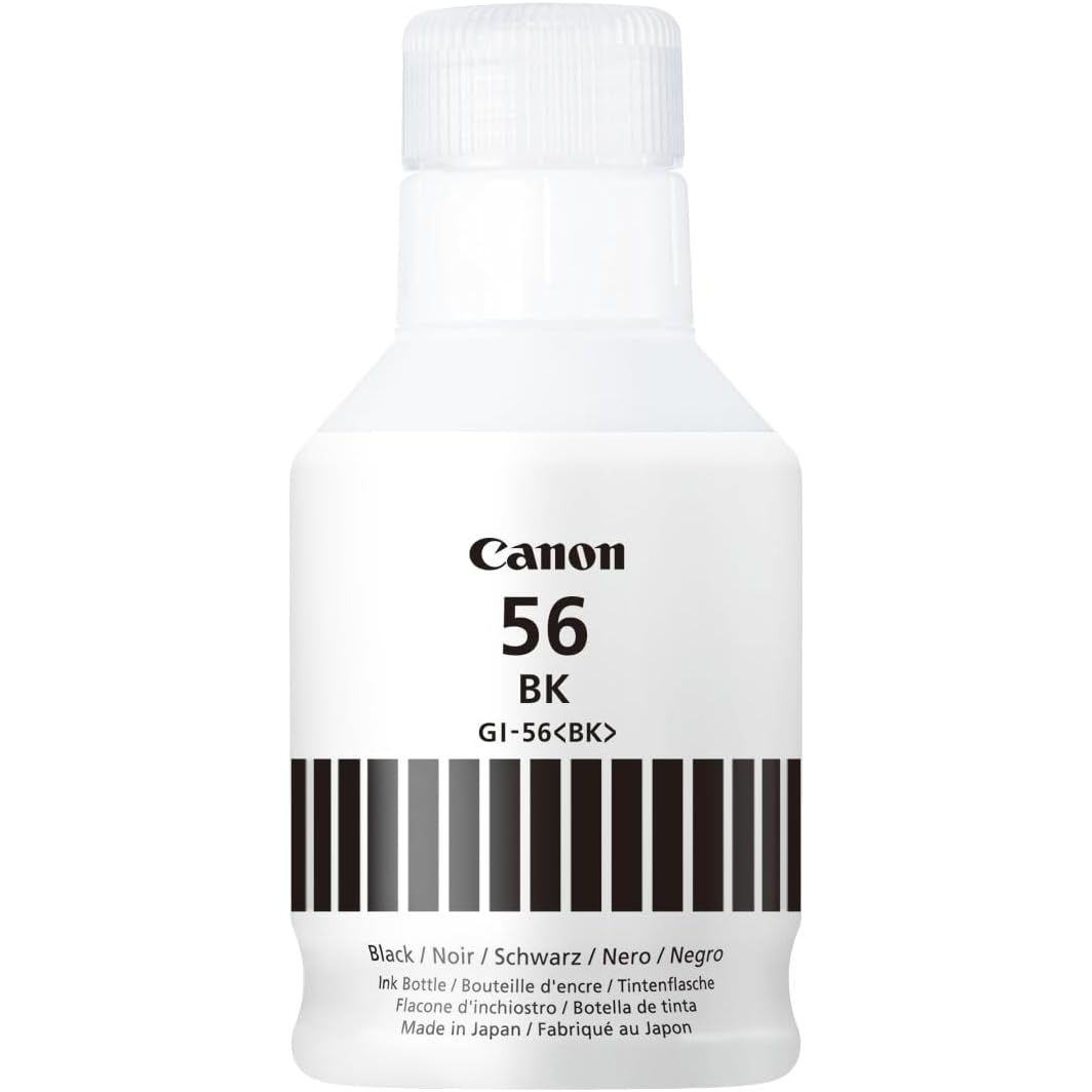 Canon GI-56BK Black Ink Bottle – Genuine Ink for MAXIFY Series Printers