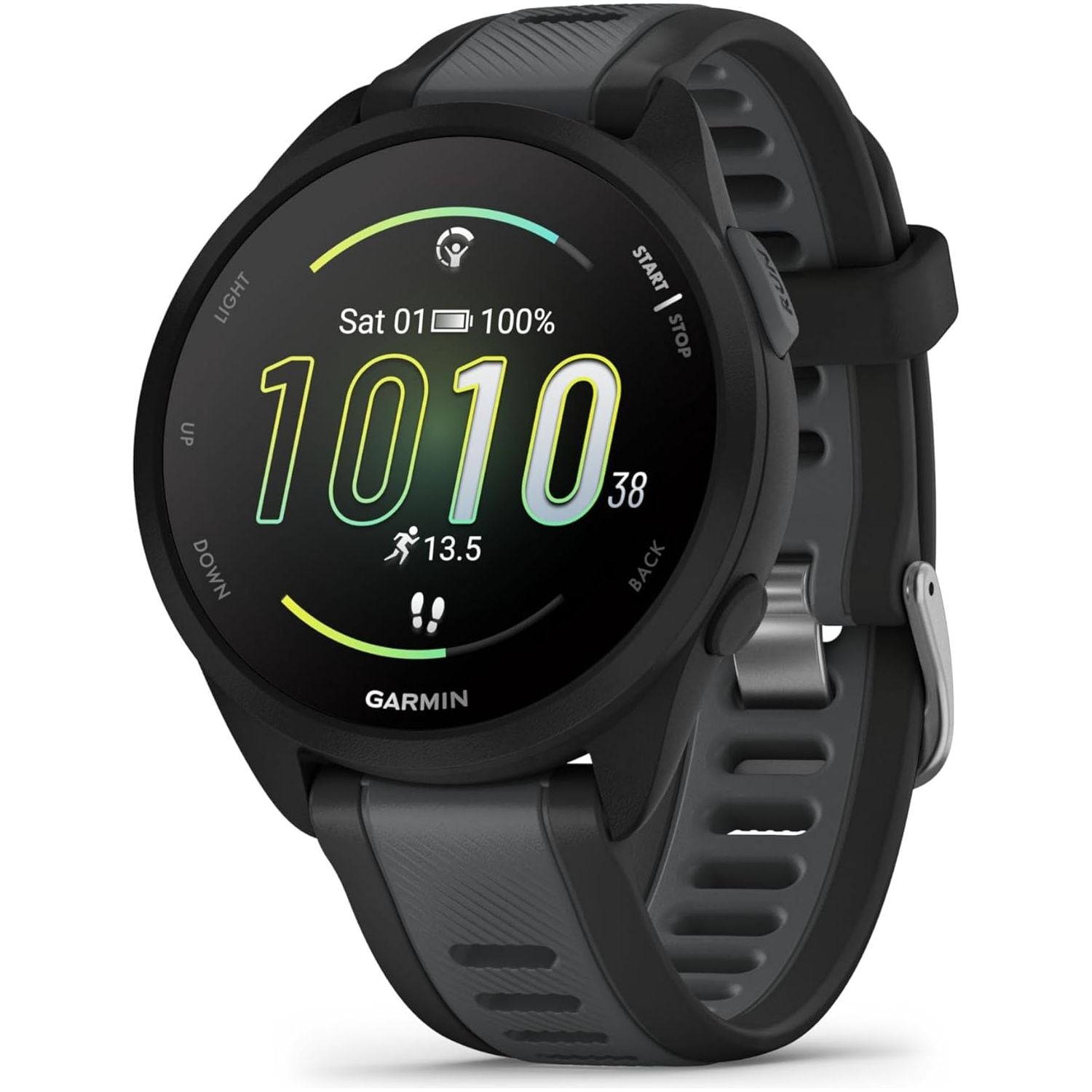 Garmin Forerunner 165 Music GPS 43mm Running Smartwatch – Black