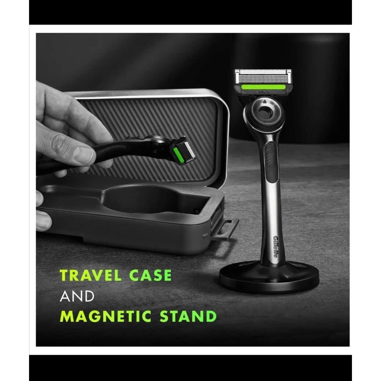Gillette Labs Men’s Razor with Exfoliating Bar & Travel Case