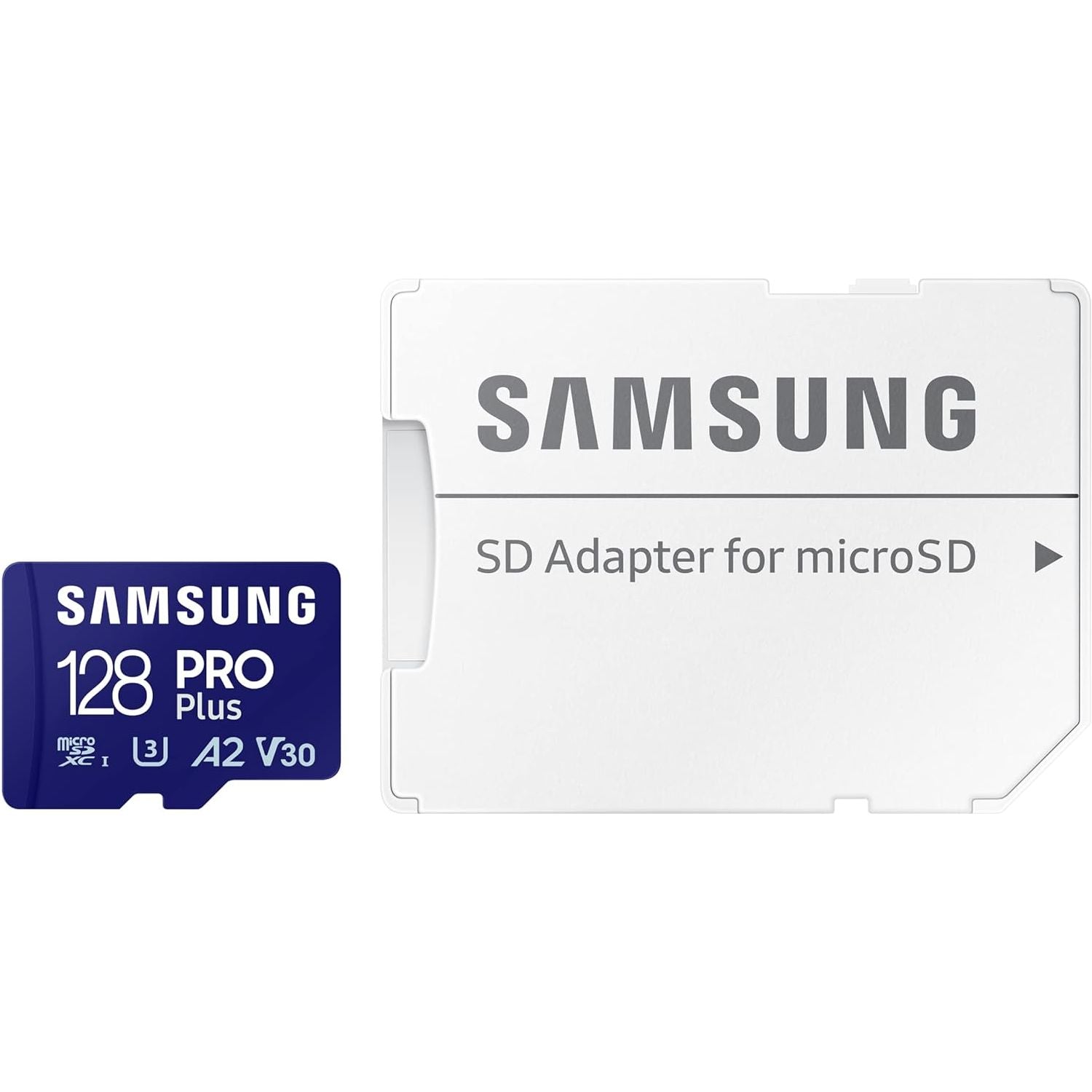 Samsung PRO Plus 128GB MicroSD Card UHS-I U3 – 180MB/s Read, 130MB/s Write, Includes USB Reader