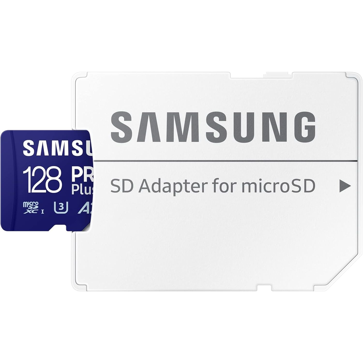 Samsung PRO Plus 128GB MicroSD Card UHS-I U3 – 180MB/s Read, 130MB/s Write, Includes USB Reader