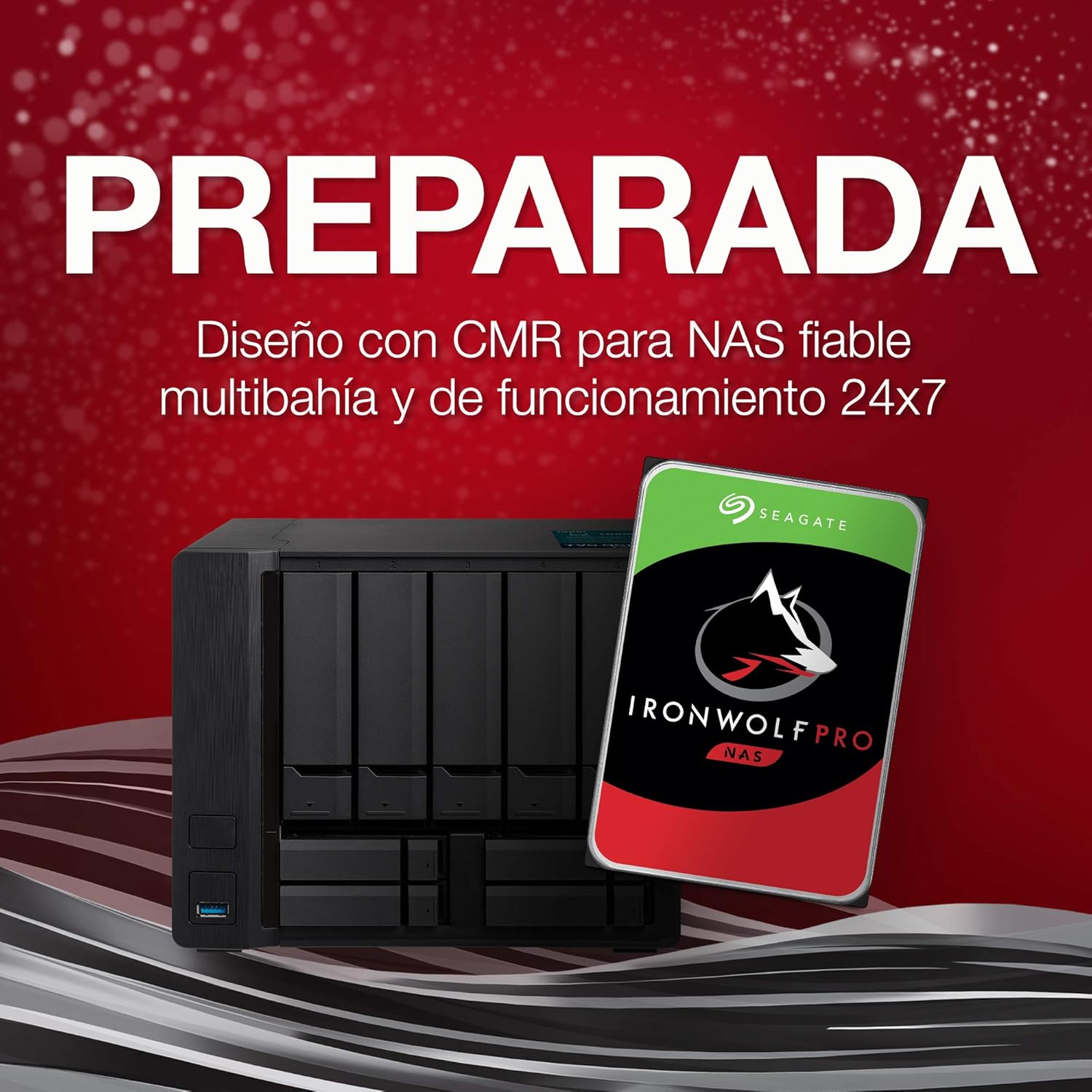 Seagate IronWolf Pro 12 TB NAS Internal Hard Drive – Model ST12000NE0008