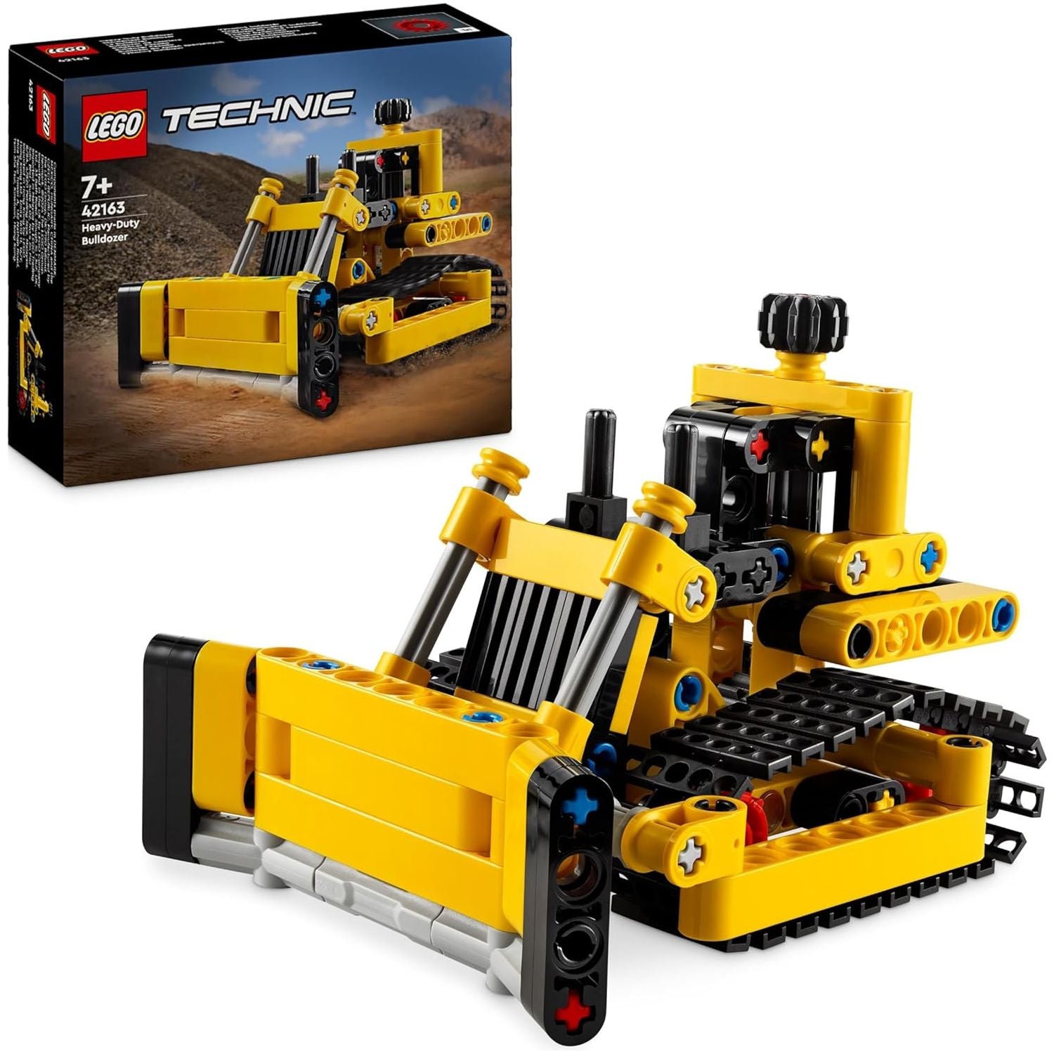 LEGO Technic Heavy-Duty Bulldozer Set – Construction Vehicle Toy with Realistic Features (Ages 8+)