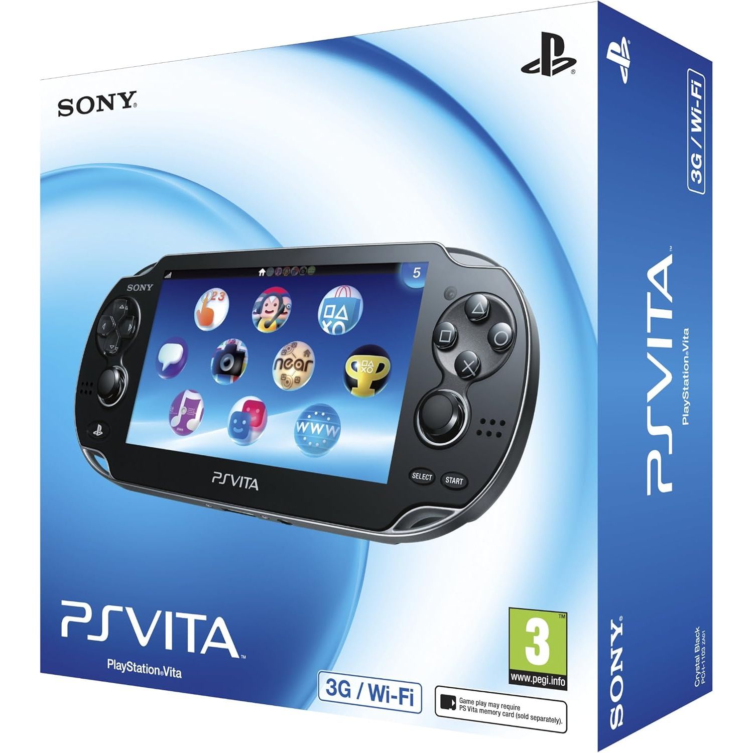PlayStation Vita Console Black – 3G & WiFi Portable Gaming