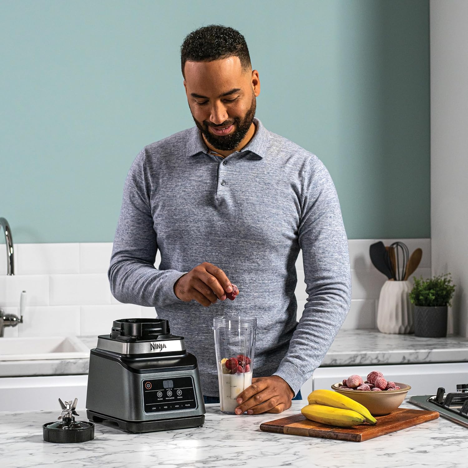 Ninja 2-in-1 Blender BN750UK – Black