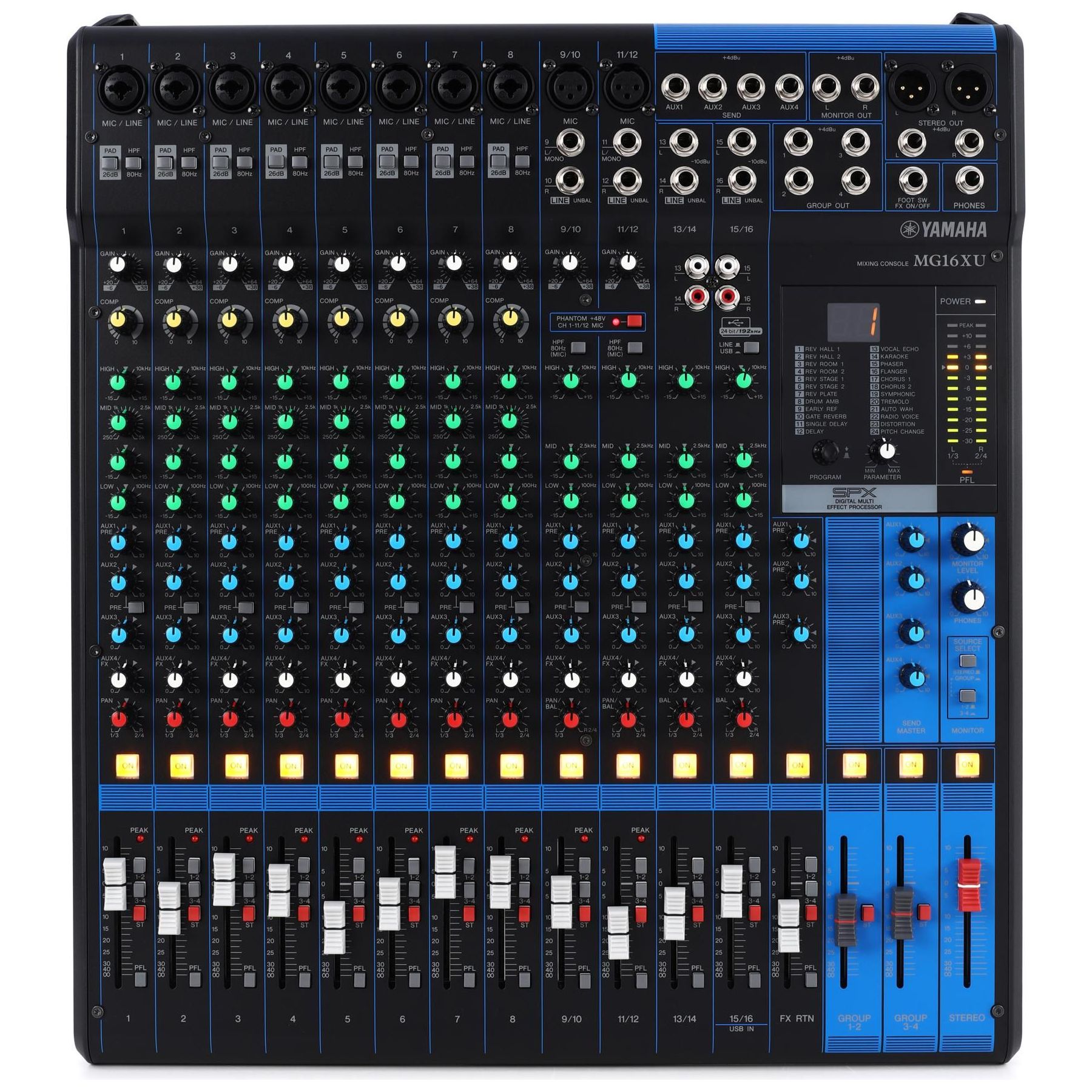 Yamaha MG16XU 16-Channel Analogue USB Mixer