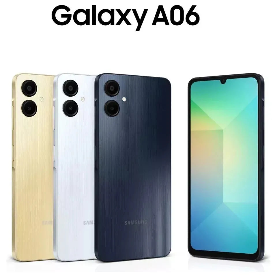 Samsung Galaxy A06 Dual SIM – 4GB RAM, 64GB Storage, Light Green, Unlocked (International Model)