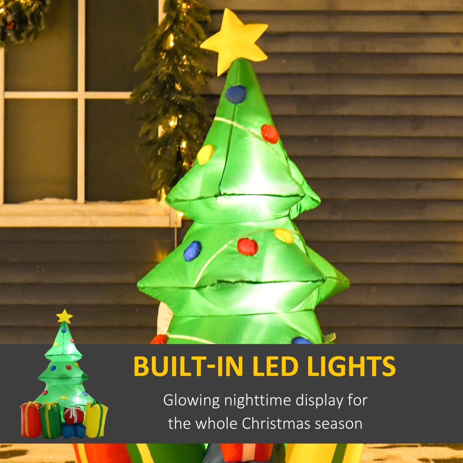 1.5m Inflatable Christmas Tree W/LED lights-3