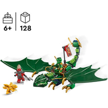 LEGO NINJAGO Lloyd’s Green Forest Dragon Figure – Building Toy with 2 Minifigures (71829)