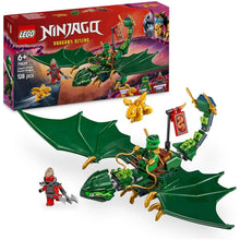 LEGO NINJAGO Lloyd’s Green Forest Dragon Figure – Building Toy with 2 Minifigures (71829)