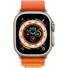 Apple Watch Series Ultra 49mm GPS + Cellular – Titanium Case, Orange Alpine Loop
