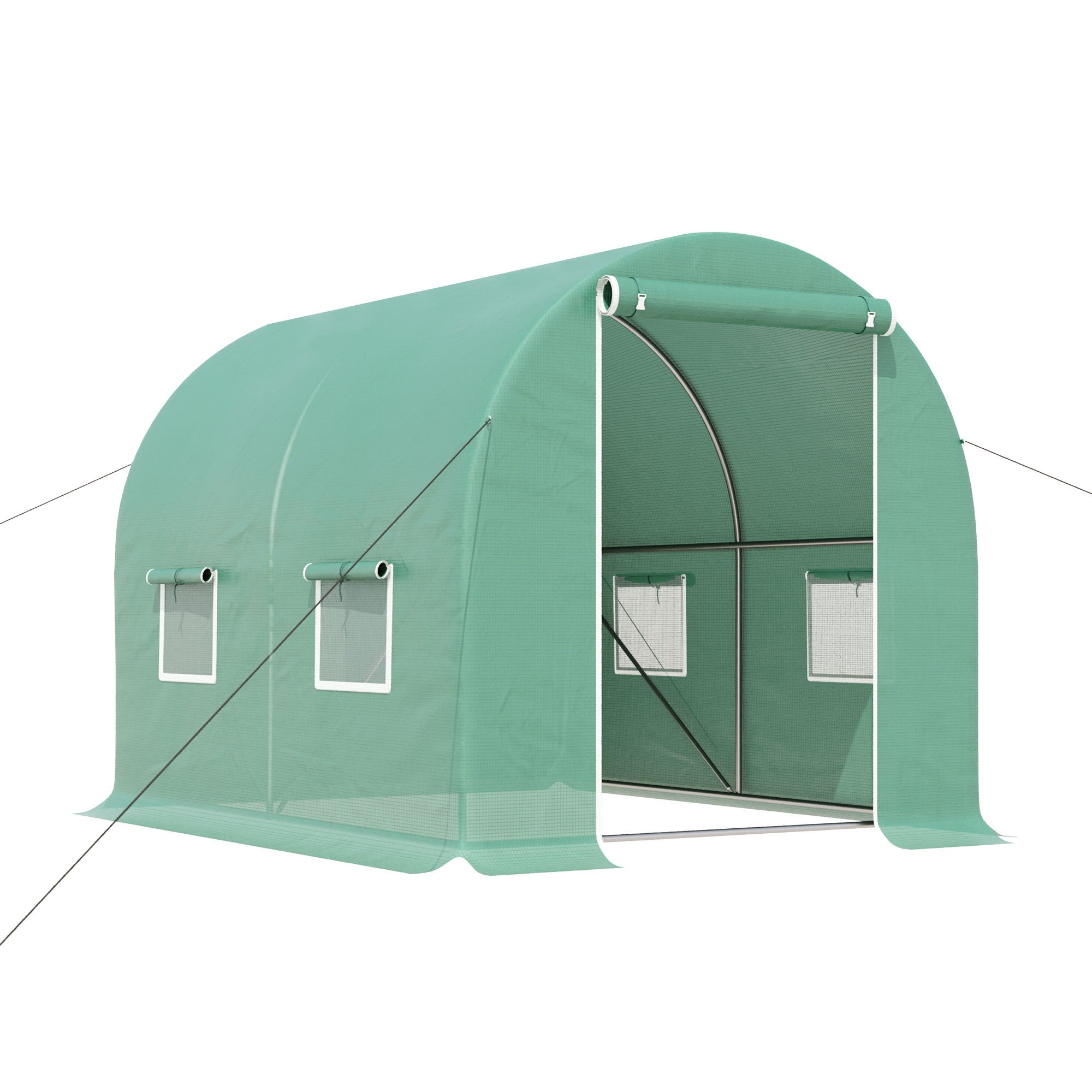 Walk-in Greenhouse, 3 x 2 M-Green-0