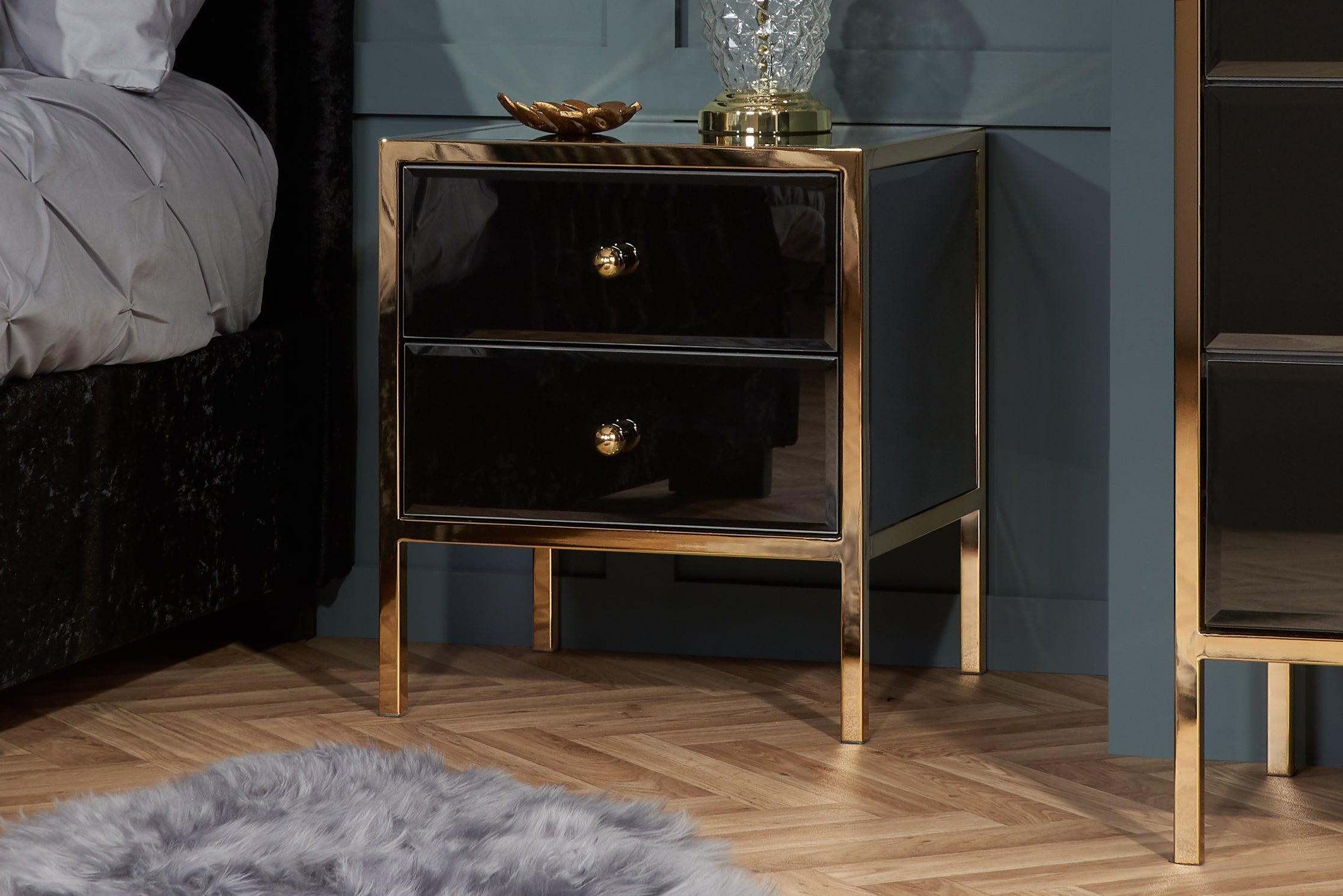 Fenwick 2 Drawer Bedside-1