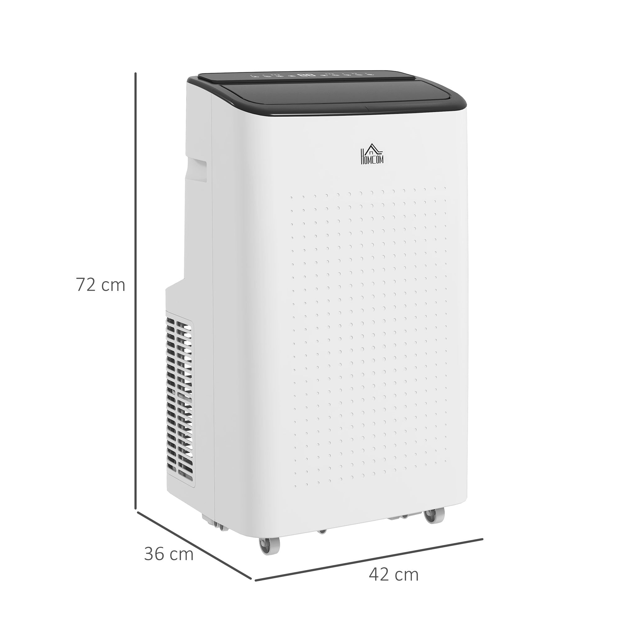 12,000 BTU Mobile Air Conditioner for Room up to 26m², Smart Home WiFi Compatible, with Dehumidifier, Fan, 24H Timer-2