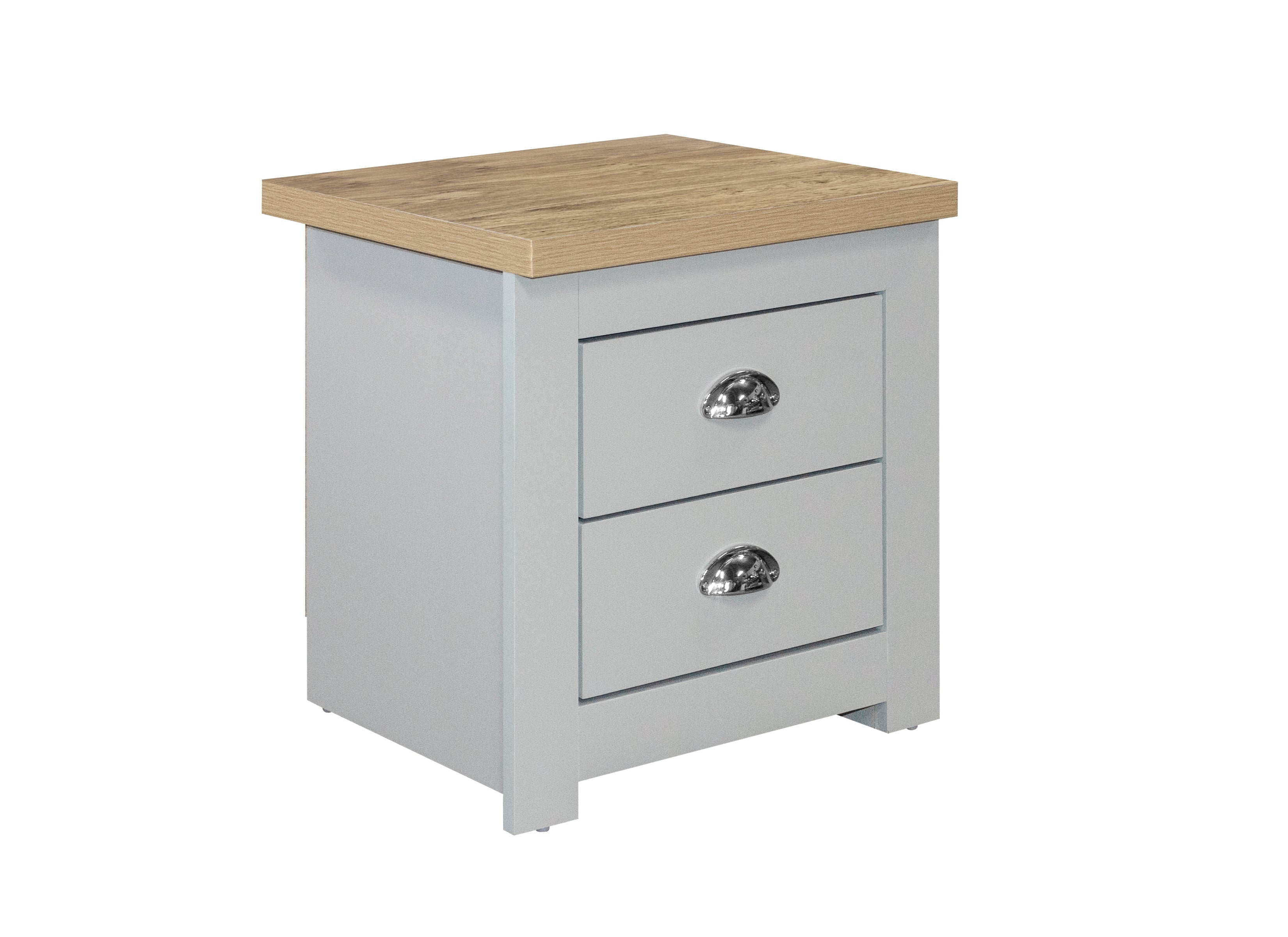 Highgate 2 Drawer Bedside-2