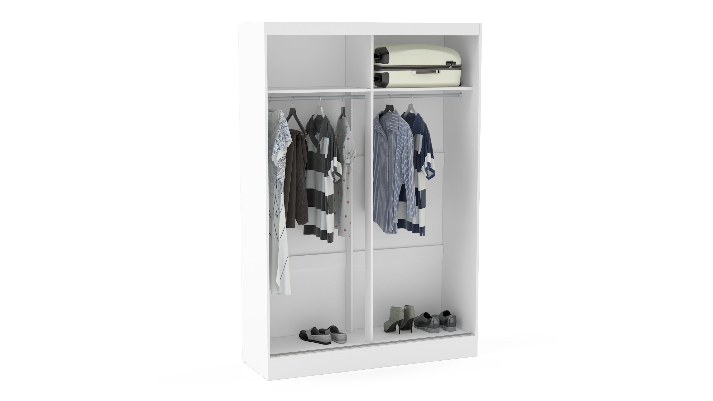 Lynx 2 Door Sliding Wardrobe With Mirror-3