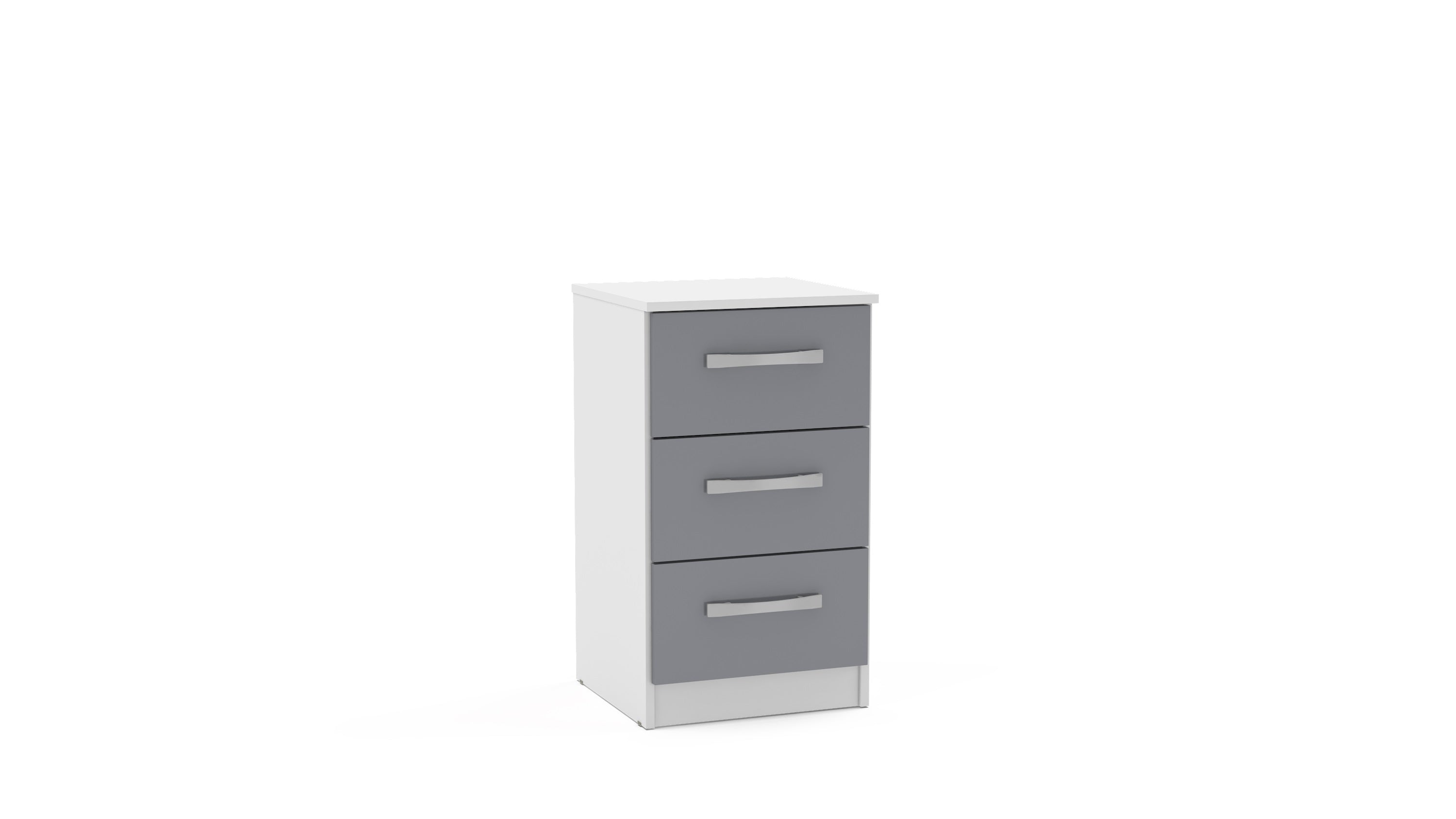 Lynx 3 Drawer Bedside-2