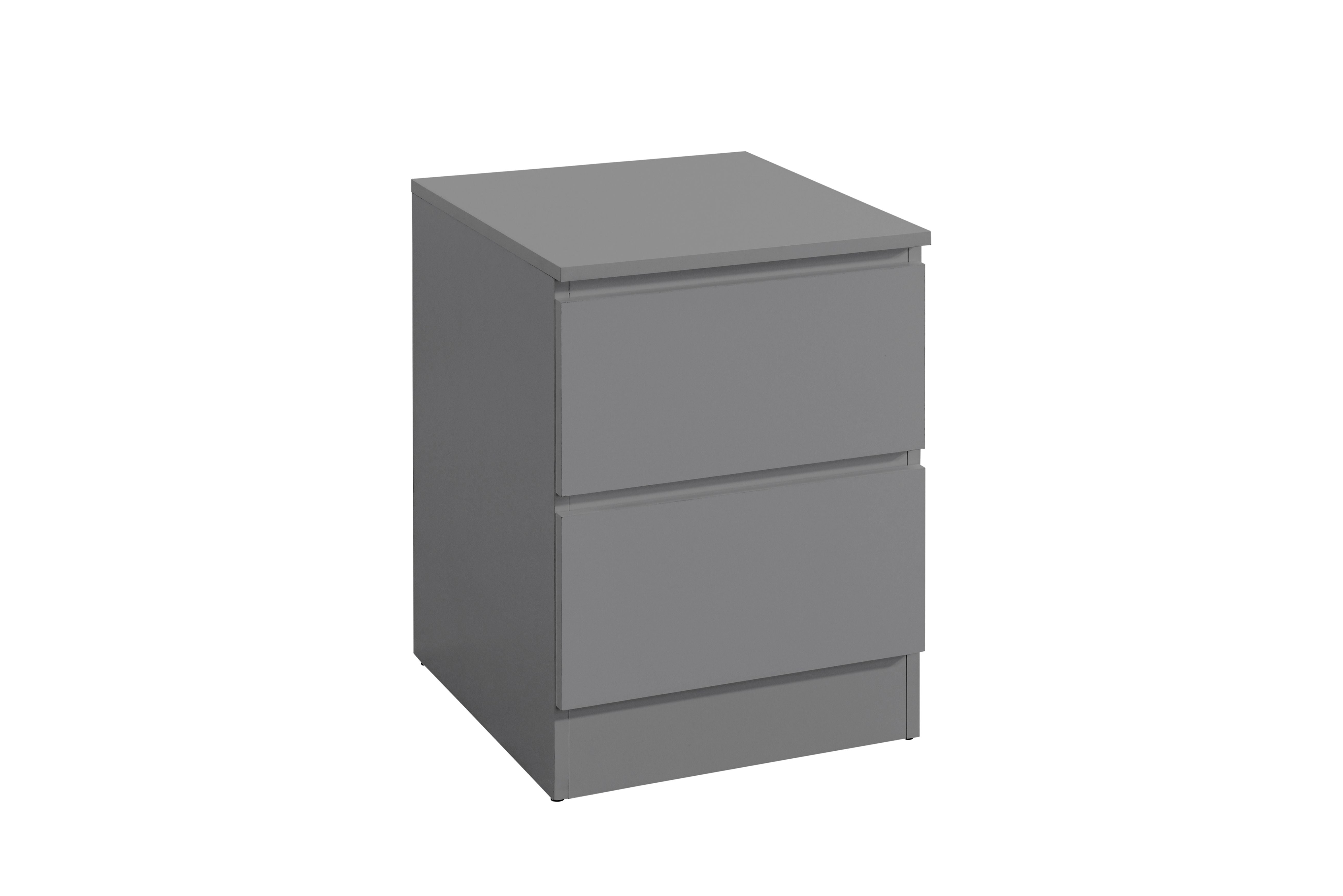 Oslo 2 Drawer Bedside-4