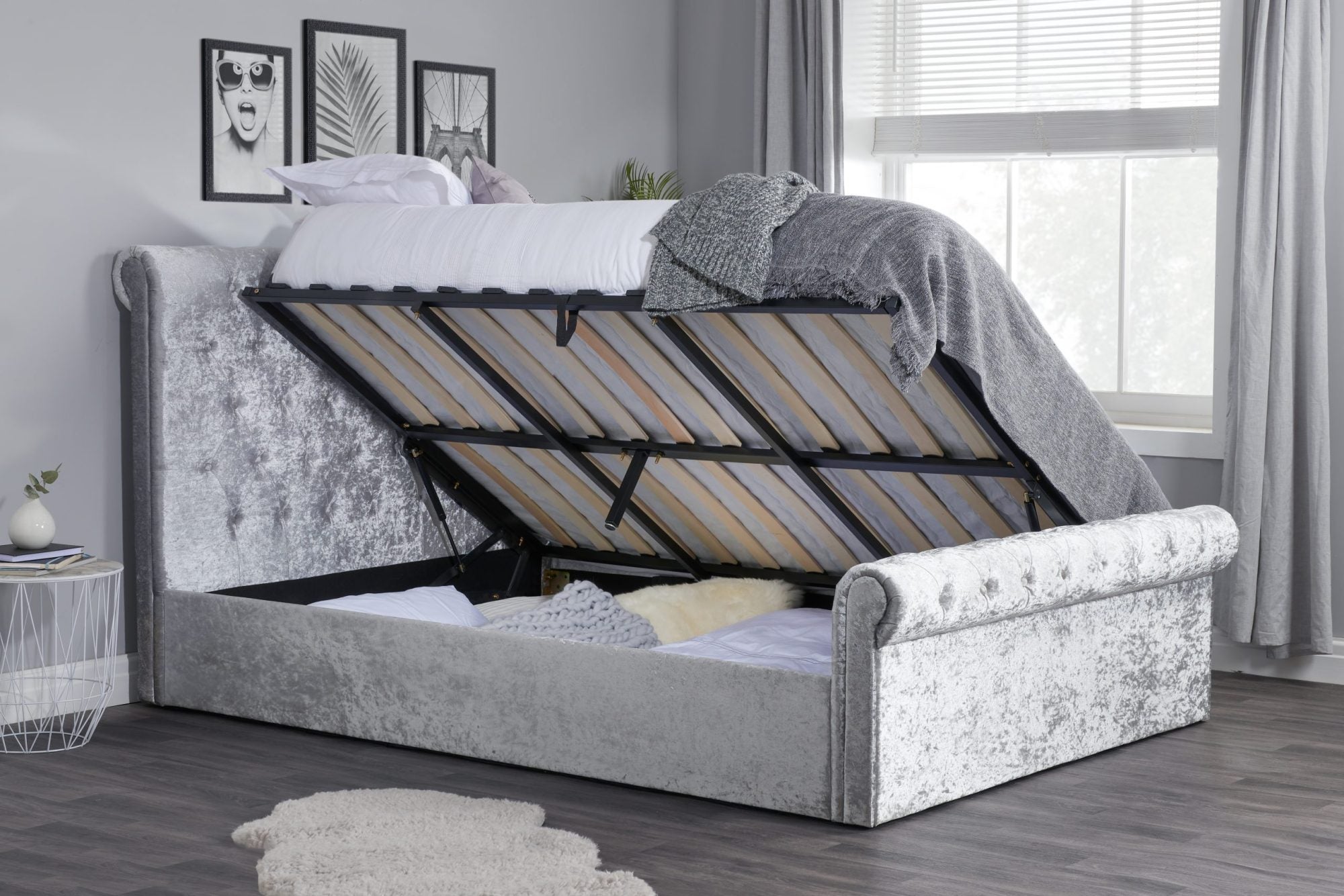 Sienna Small Double Ottoman Bed-1