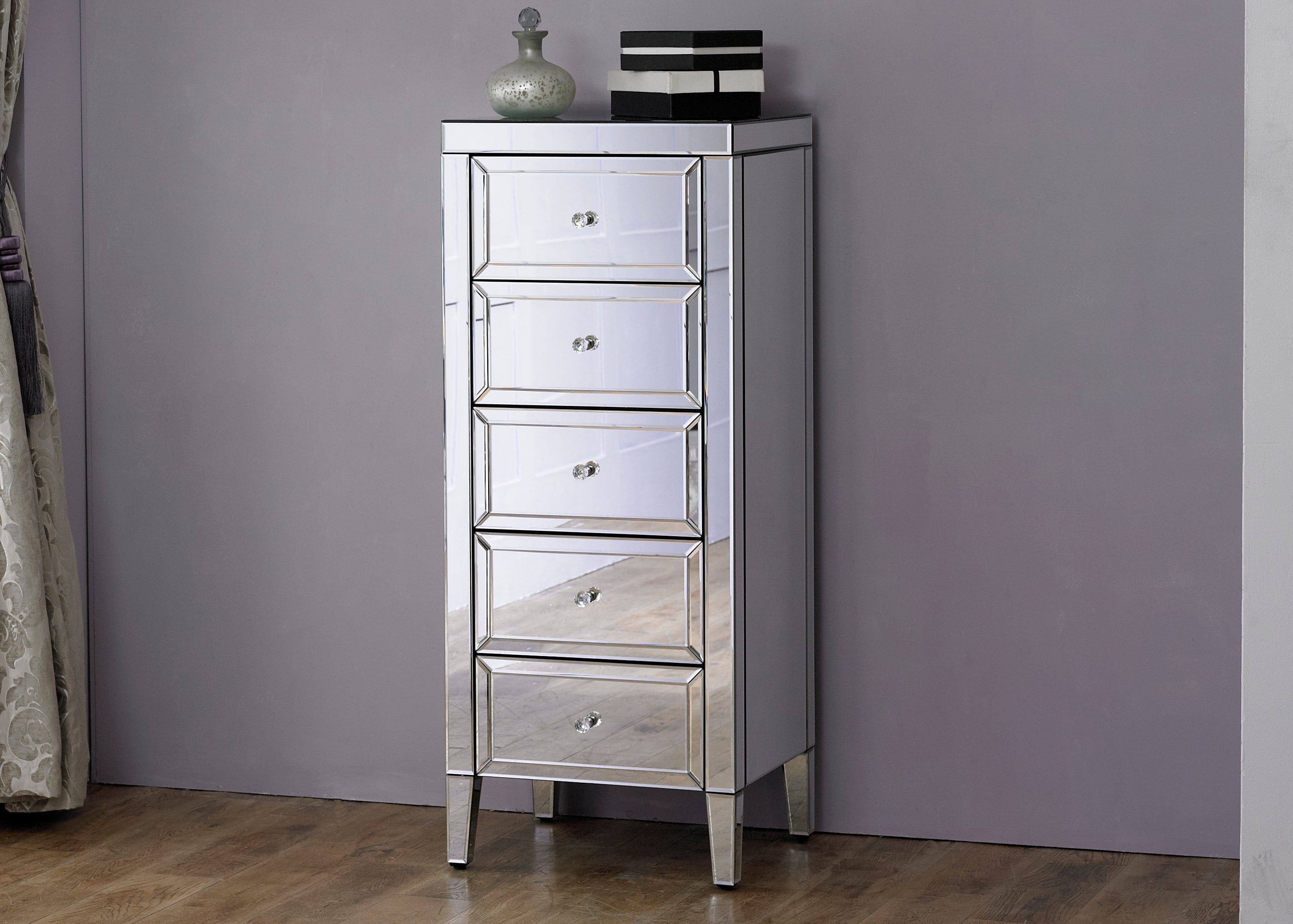 Valencia 5 Drawer Narrow Chest-1