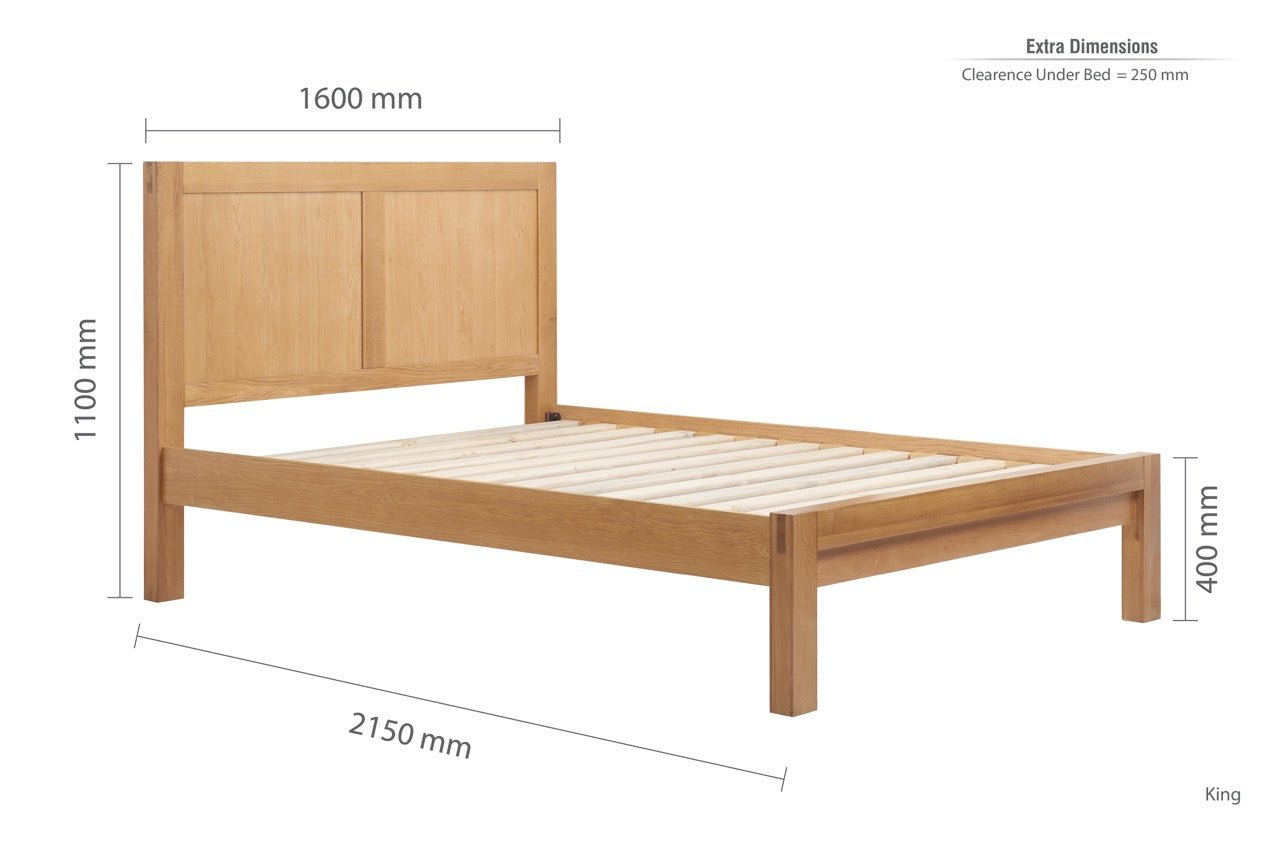 Bellevue King Bed Oak-1