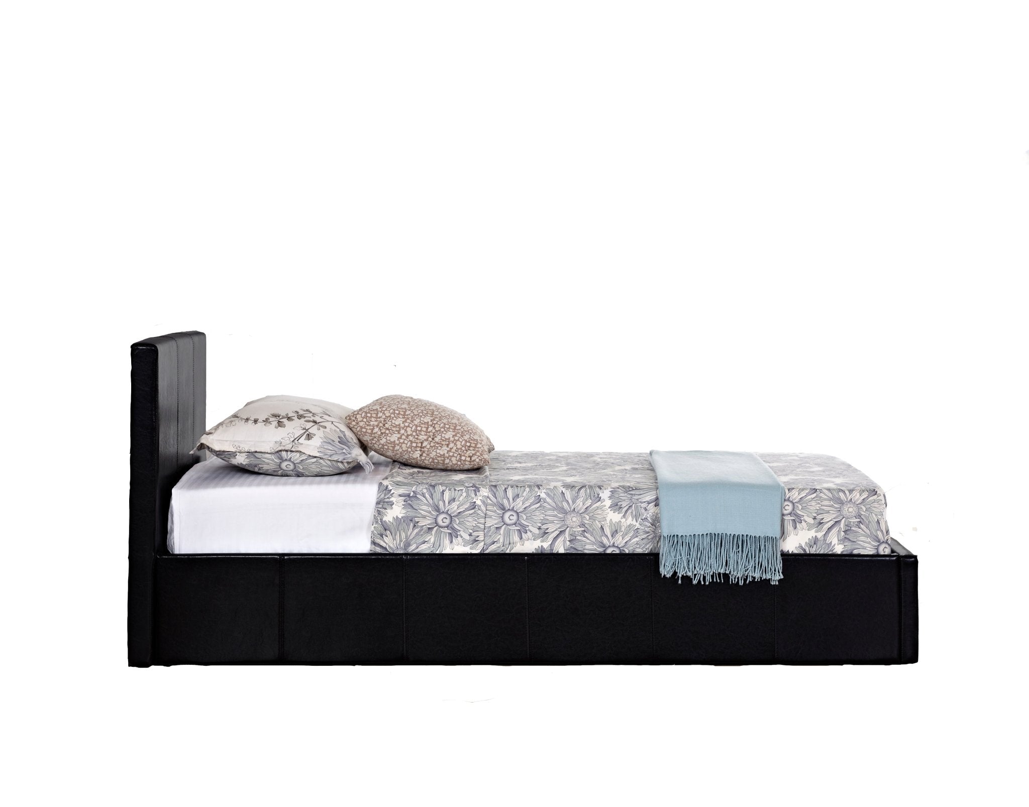 Berlin Single Ottoman Bed - Black-4