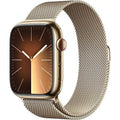 Apple Watch Series 9 (2023) – GPS + Cellular, 45 mm Stainless Steel (Gold) with Milanese Loop (Gold)
