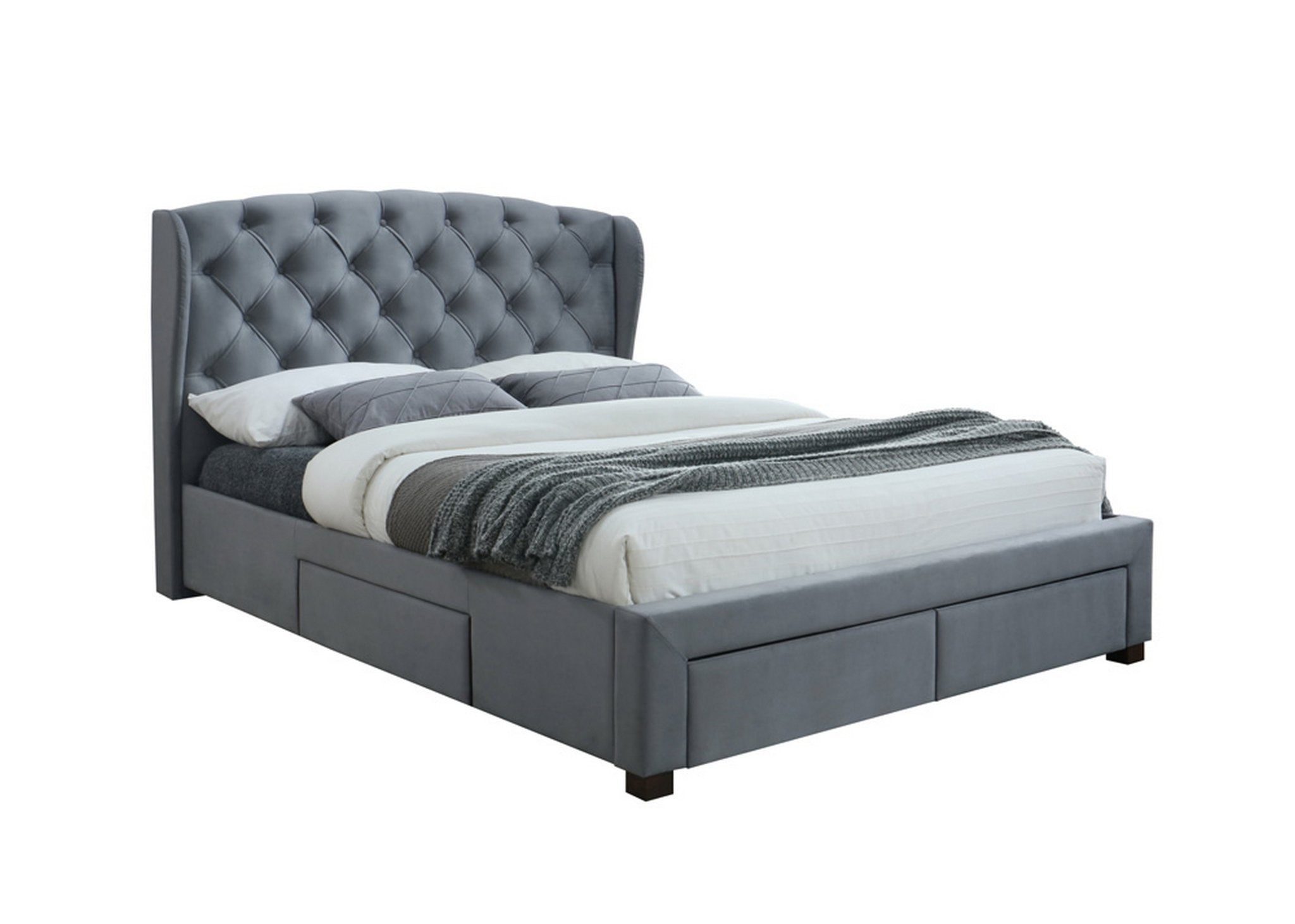 Hope Double Bed Grey-3