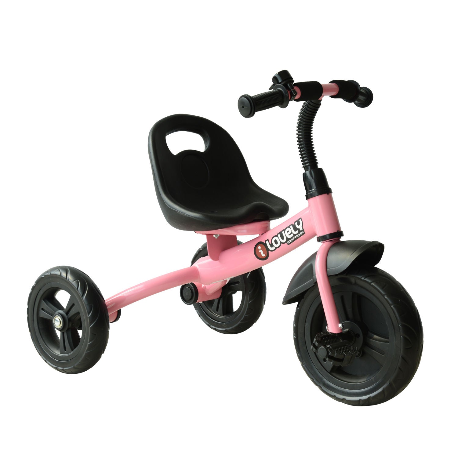 Ride On Tricycle 3 Wheels Pedal Trike for ages over 18 months Toddlers, Pink-0