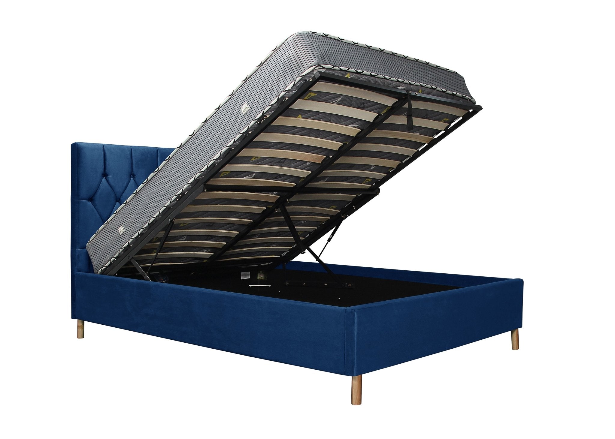 Loxley King Ottoman Bed Blue-2