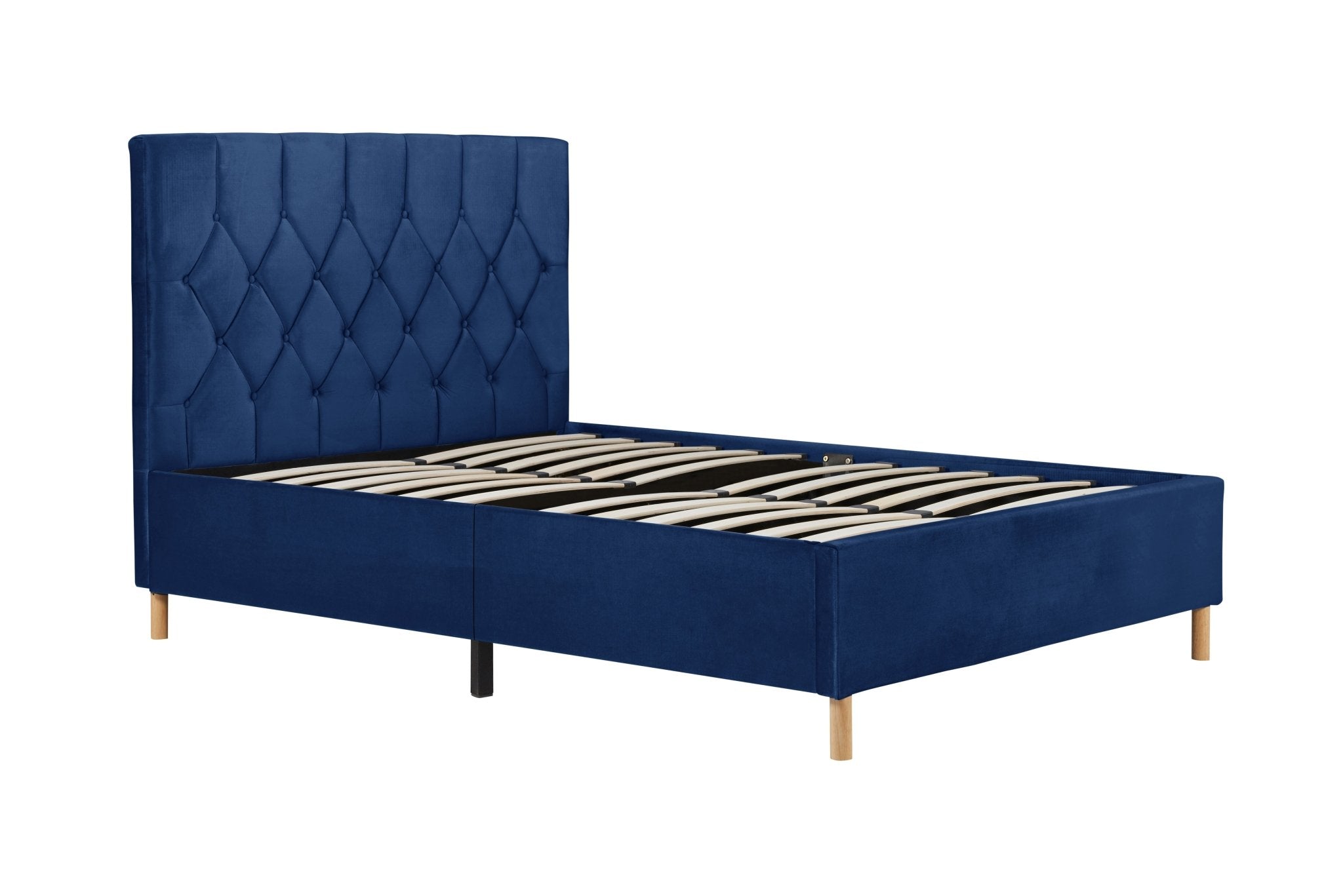 Loxley Small Double Bed Blue-3