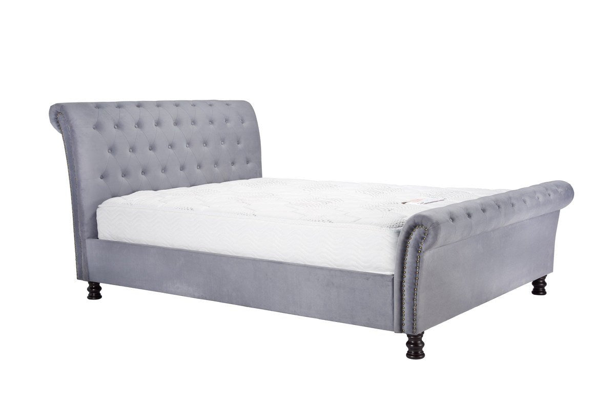 Opulence Double Bed Grey-4