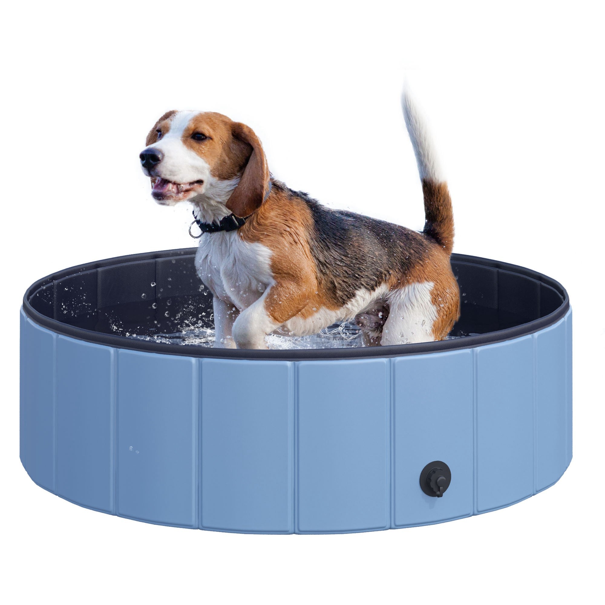 100x30H cm Pet Swimming Pool-Blue-0