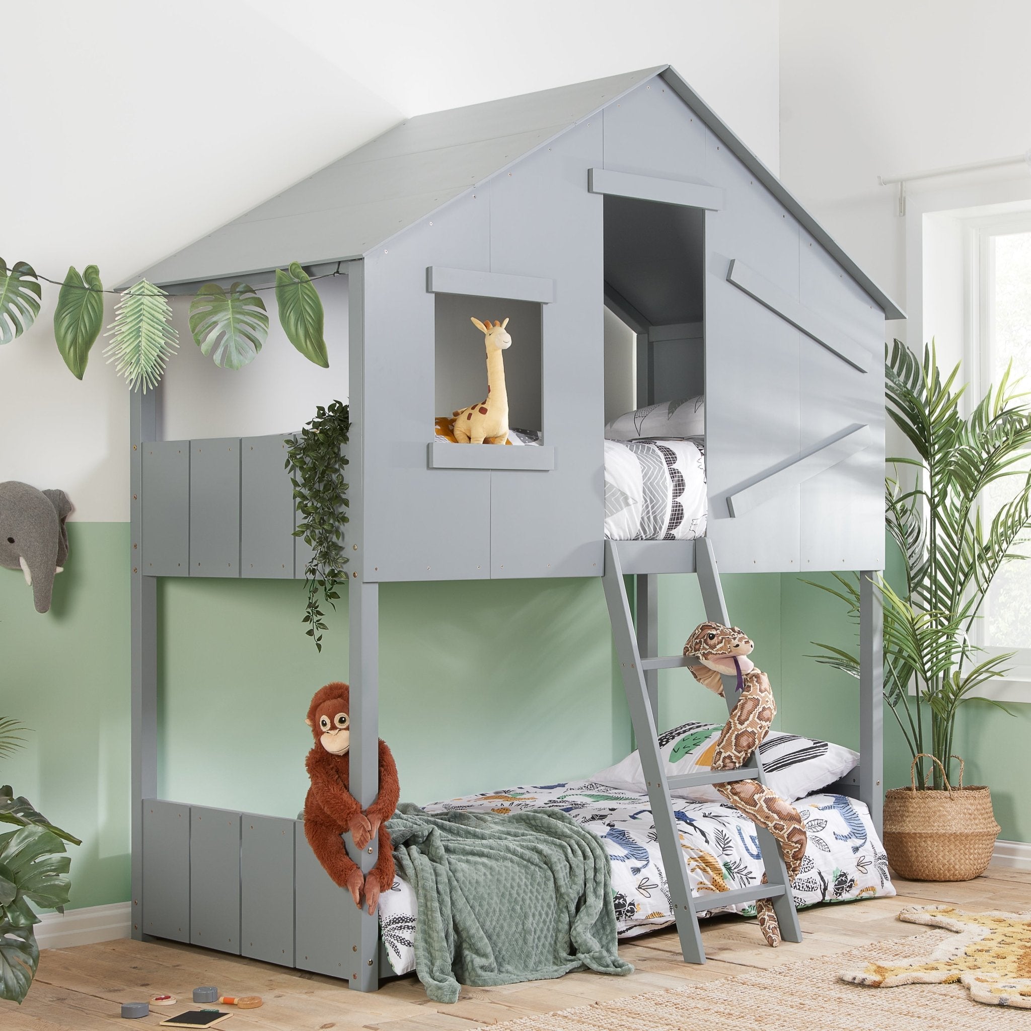 Safari Bunk Bed - Grey-0