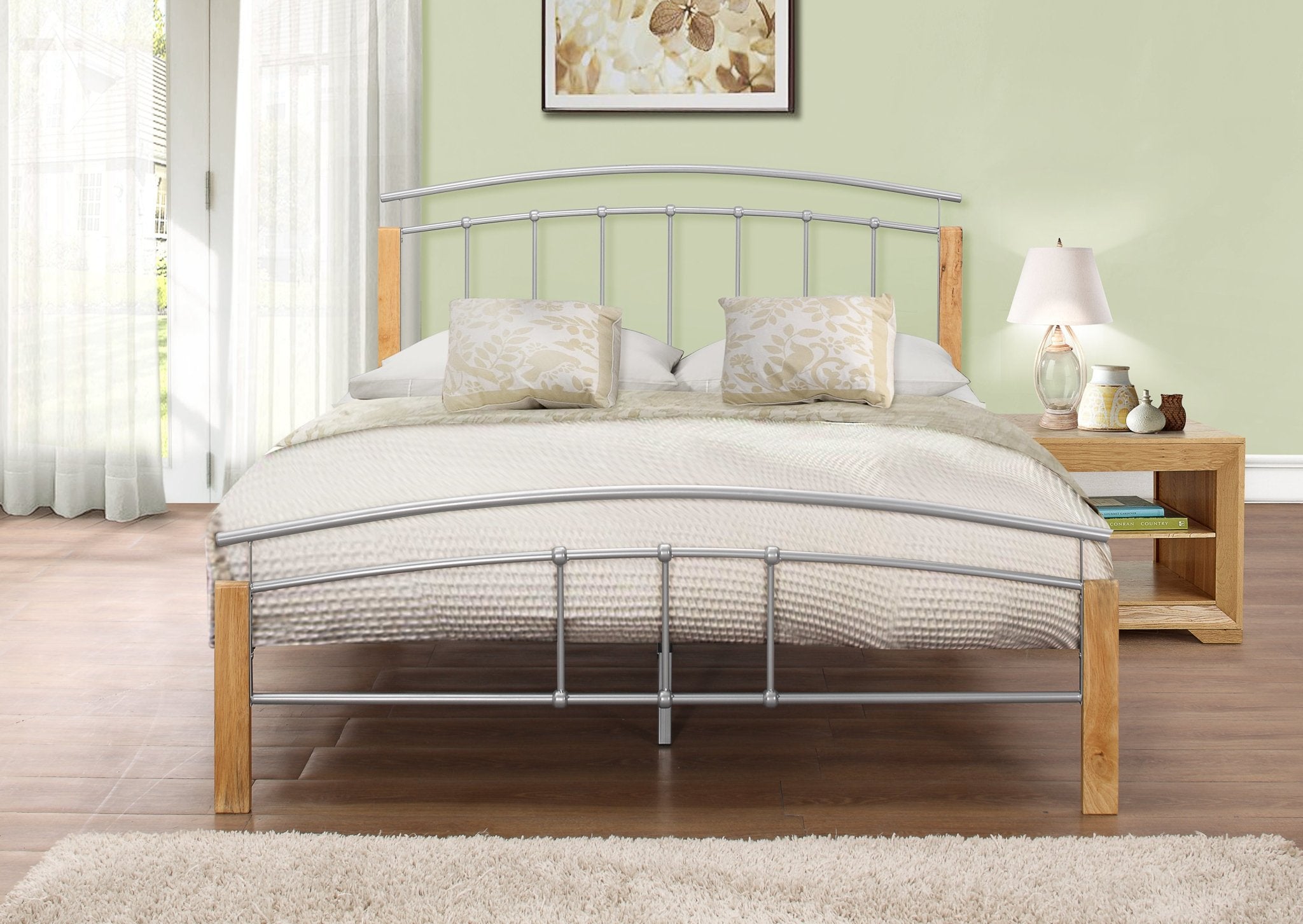 Tetras Double Bed Silver-2