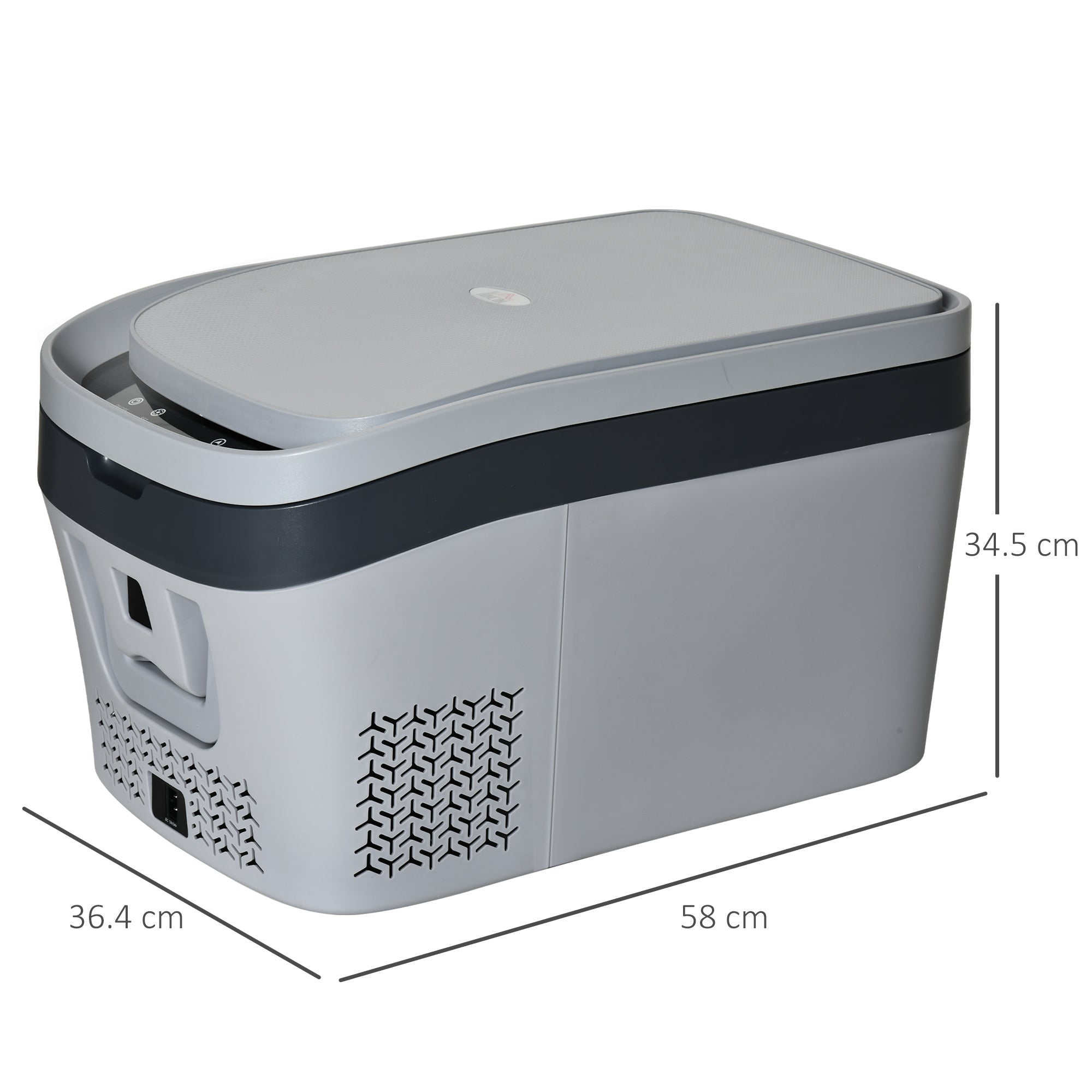 12 Volt Car Refrigerator, 24L Portable Compressor Cooler, Fridge Freezer for Car, RV, Camping and Home Use, -18-20°C-2