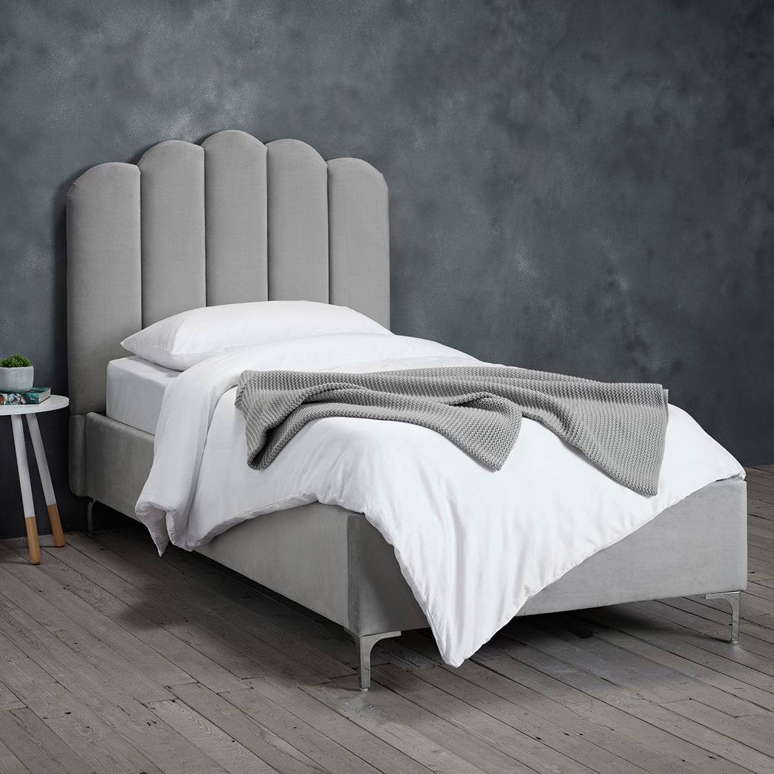 Willow Single Bed Silver-0