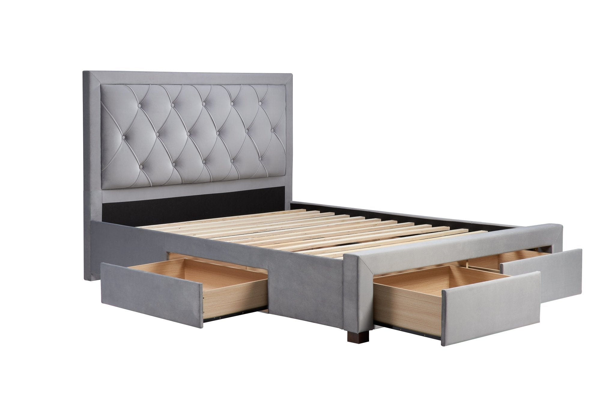 Woodbury Super King Bed Grey-4