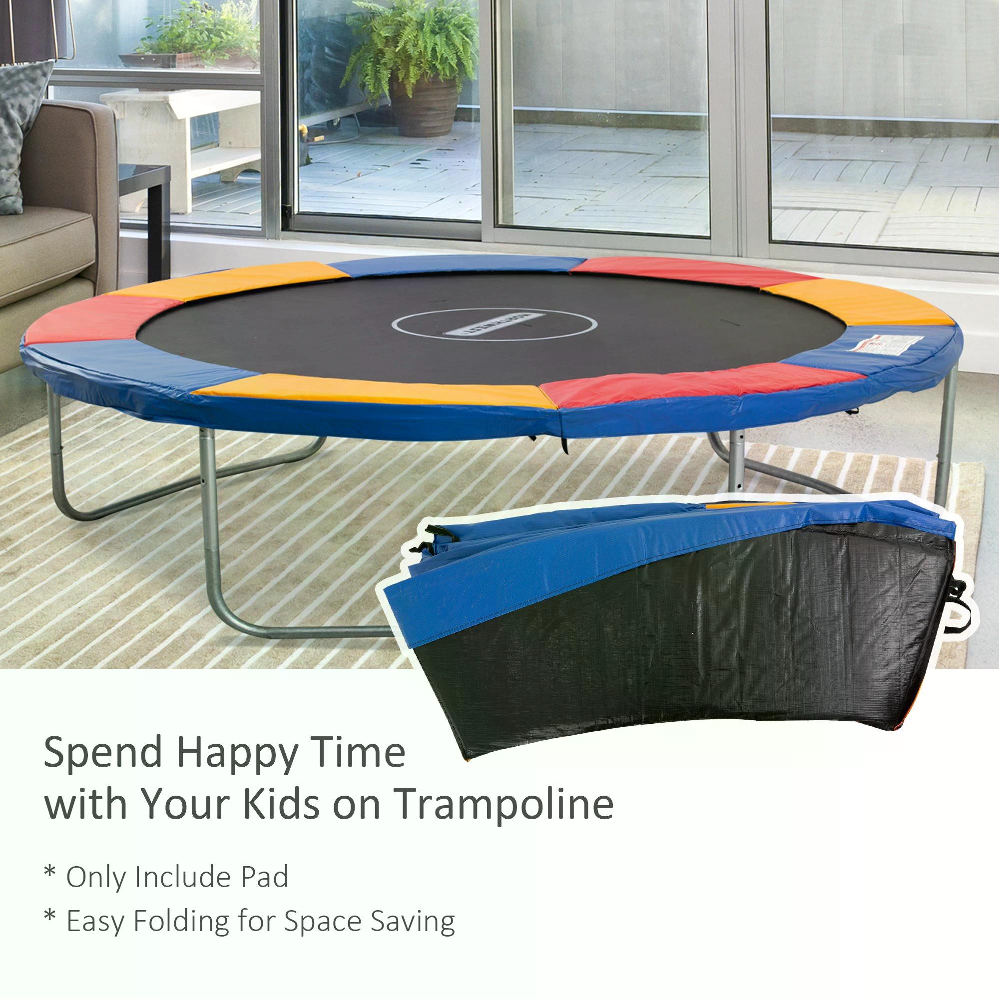 10ft Trampoline Safety Pad-Multicolour-4